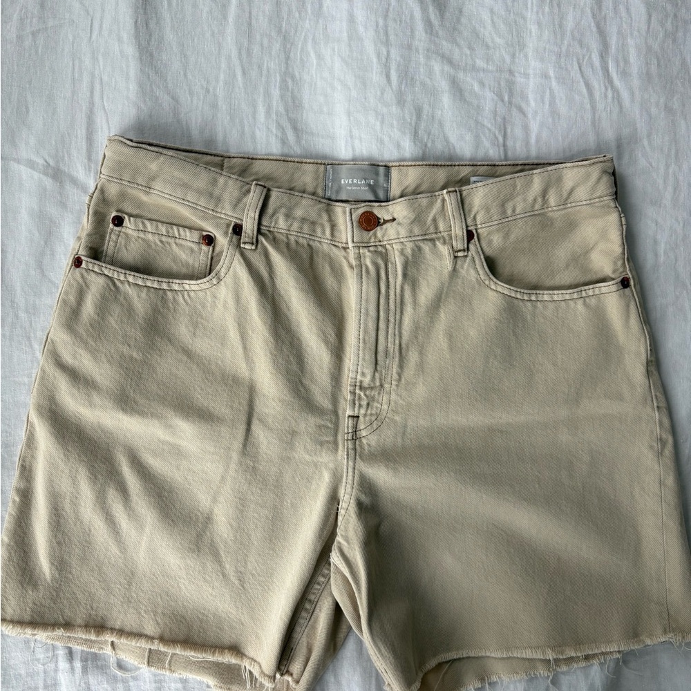 Everlane Women's Beige Jean Shorts